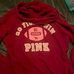 pink Victoria’s Secret zip up jacket .